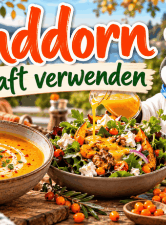 Sanddorn herzhaft verwenden