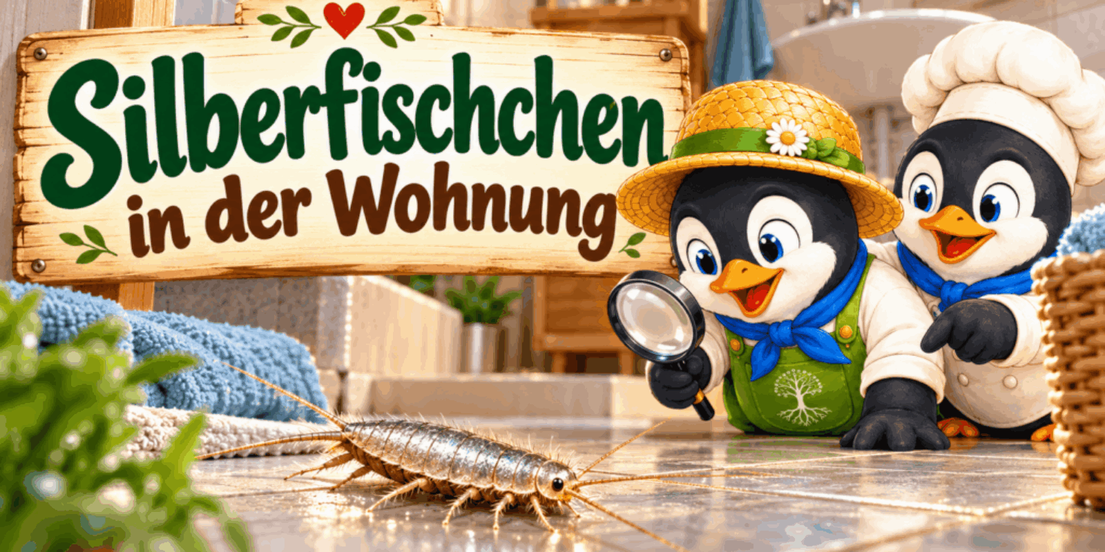 Silberfischchen in der Wohnung