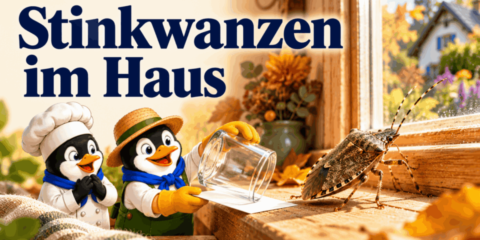Stinkwanzen im Haus