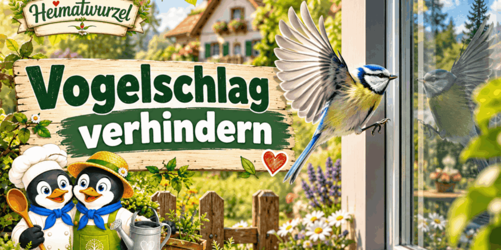 Vogelschlag verhindern