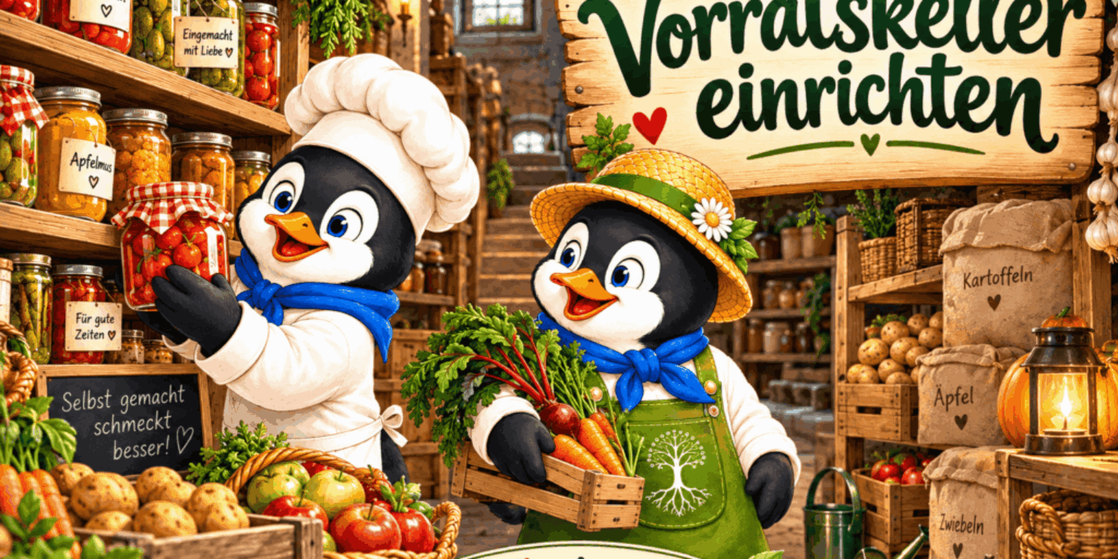 Vorratskeller einrichten