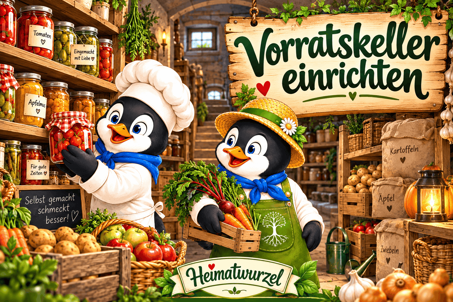 Vorratskeller einrichten