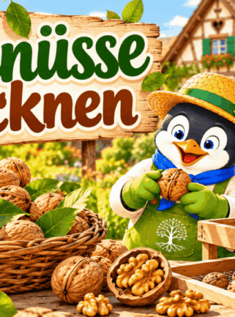 Walnüsse trocknen
